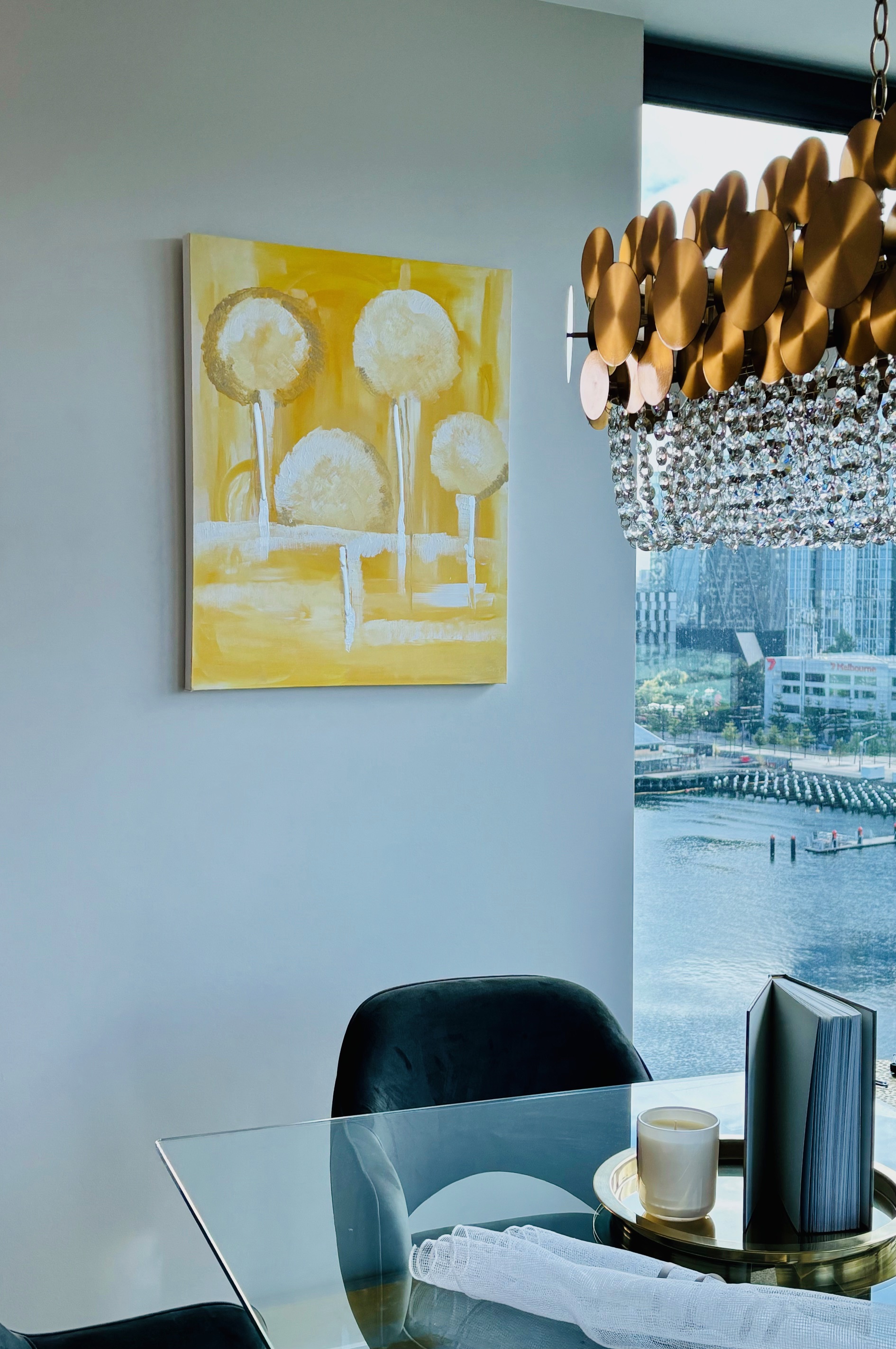 "Two Steps Ahead" displayed